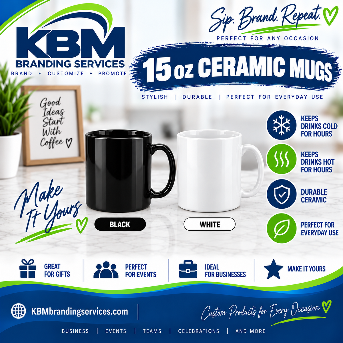 Custom 15 oz Ceramic Mug
