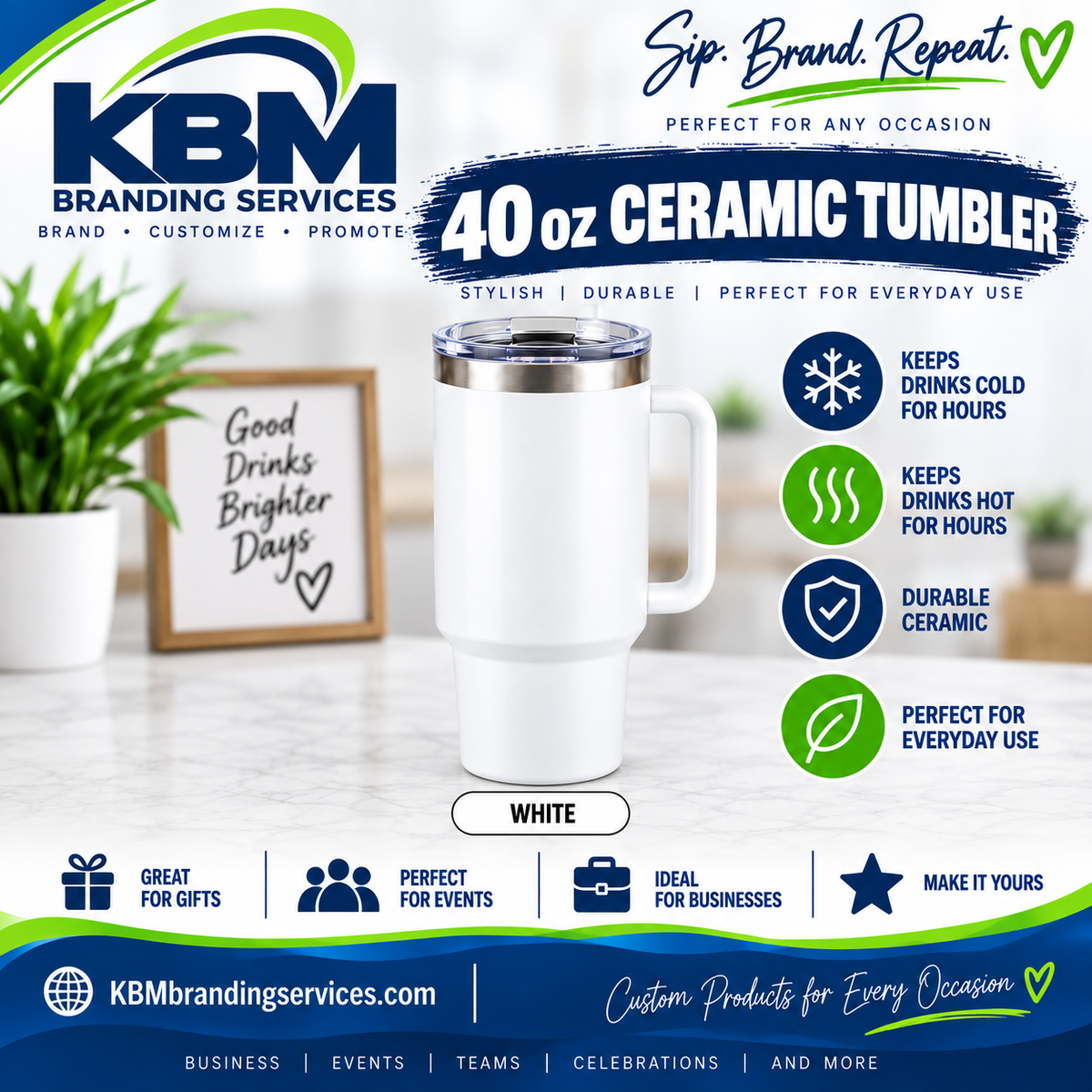 Custom 40 oz Tumbler