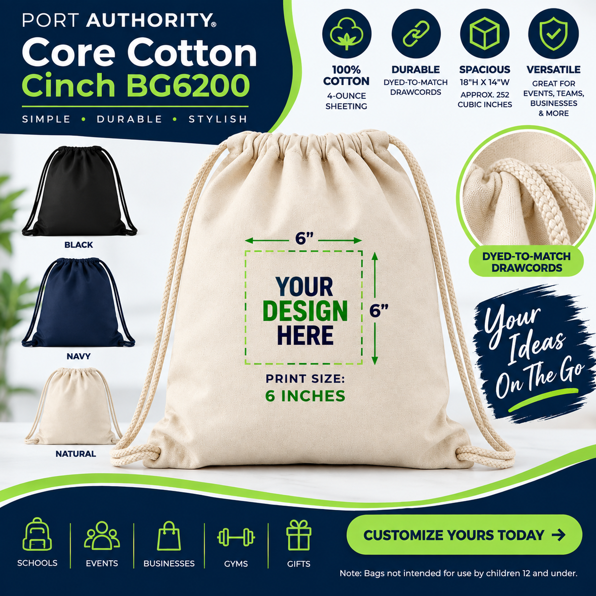 Custom Drawstring Bag