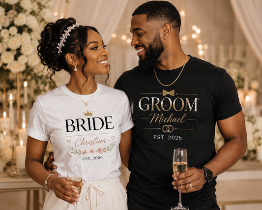 Bride/ Groom Custom T-Shirt